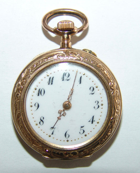 Damen - Taschenuhr Dürrstein Gold