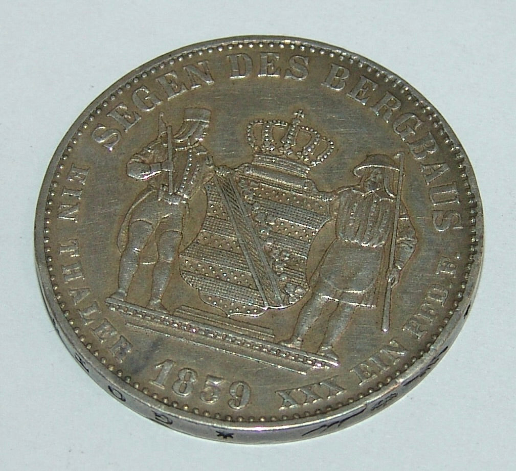 Münze Johann von Sachsen Ausbeute