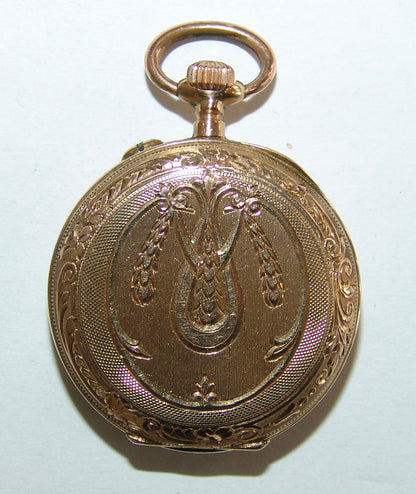 Damen - Taschenuhr Dürrstein Gold