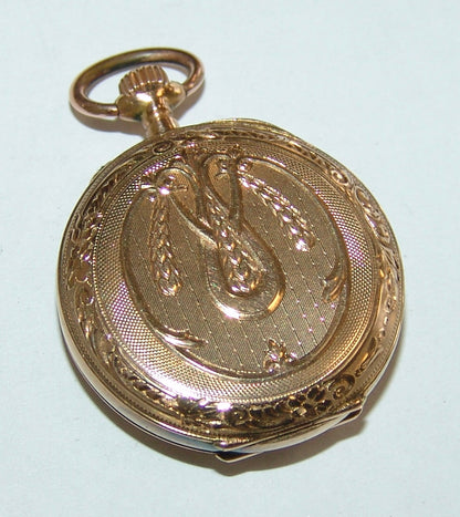 Damen - Taschenuhr Dürrstein Gold