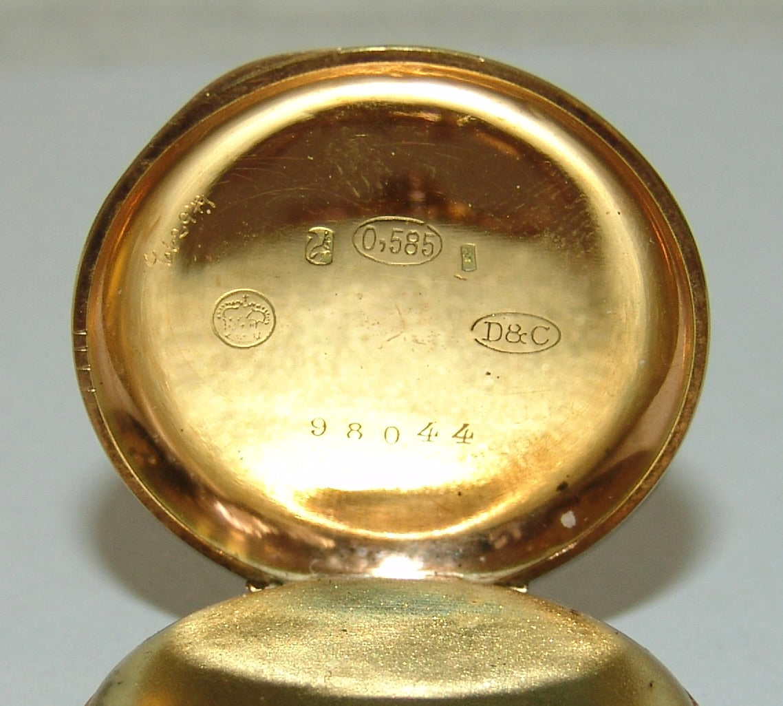 Damen - Taschenuhr Dürrstein Gold