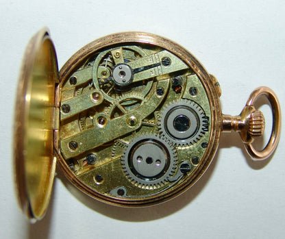 Damen - Taschenuhr Dürrstein Gold