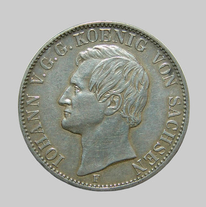 Münze Johann von Sachsen Ausbeute