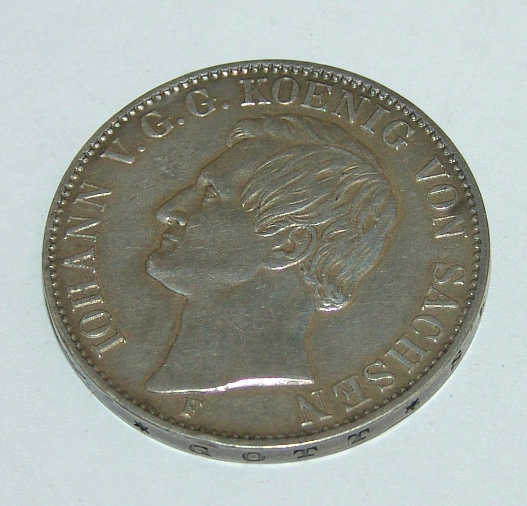 Münze Johann von Sachsen Ausbeute