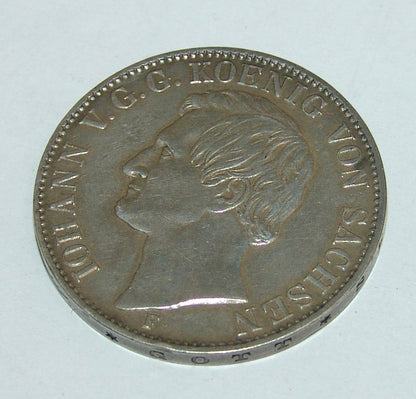 Münze Johann von Sachsen Ausbeute