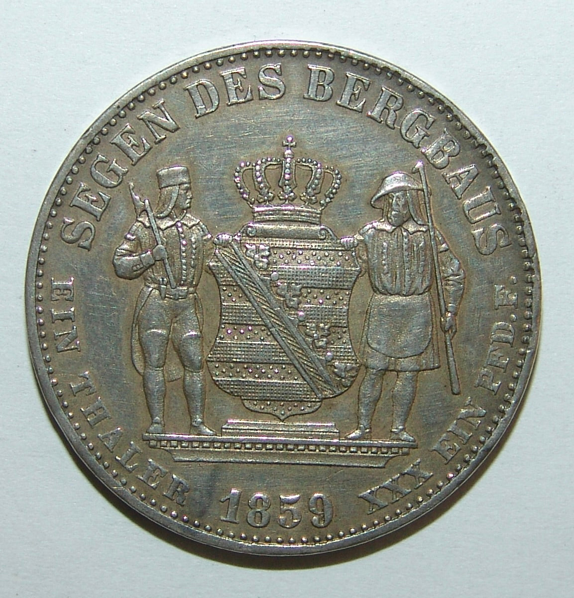 Münze Johann von Sachsen Ausbeute
