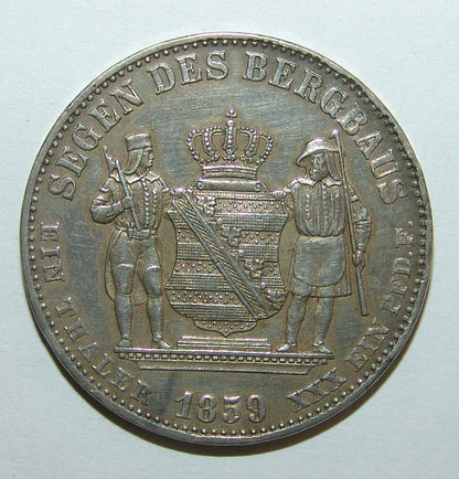 Münze Johann von Sachsen Ausbeute