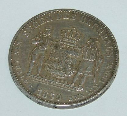 Münze Johann von Sachsen Ausbeute