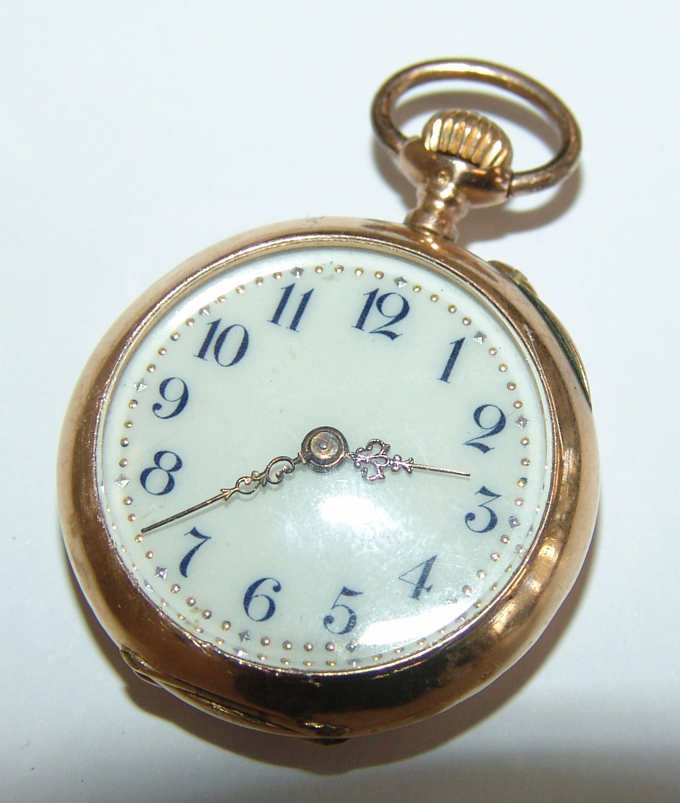 Damen - Taschenuhr um 1900 Gold 585