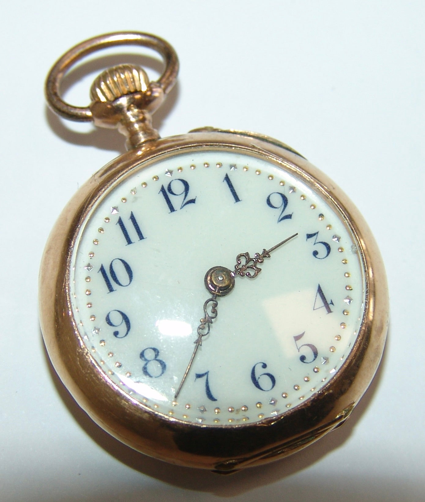 Damen - Taschenuhr um 1900 Gold 585