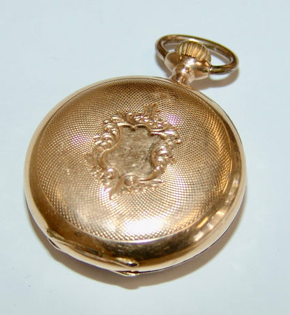 Damen - Taschenuhr um 1900 Gold 585